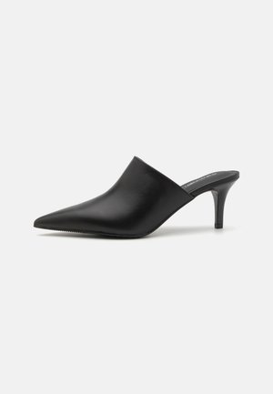 STILETTO HEEL MULE - Pantoletai su kulnu - triple black