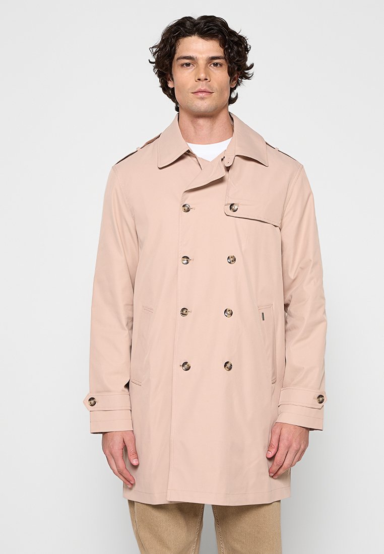 dreimaster Trenchcoat zandkleur