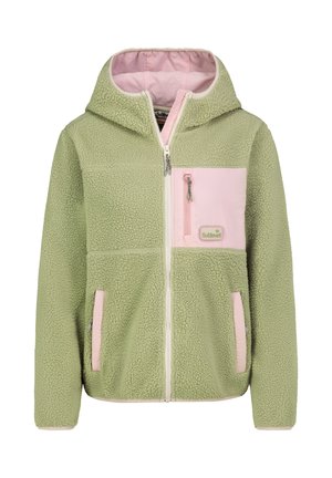 Sublevel, SUBLEVEL ZIP FLEECEJACKE MIT KAPUZE - Fleece jacket - green