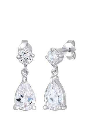 ELEGANT DROP - Earrings - weiß
