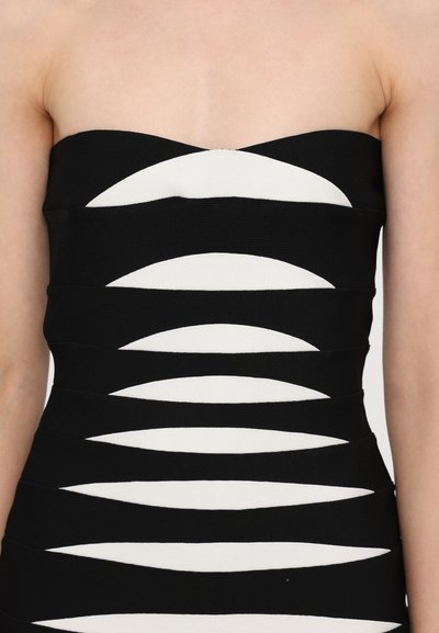 Hervé Léger THE CAMERON GOWN - Abito in maglia - black