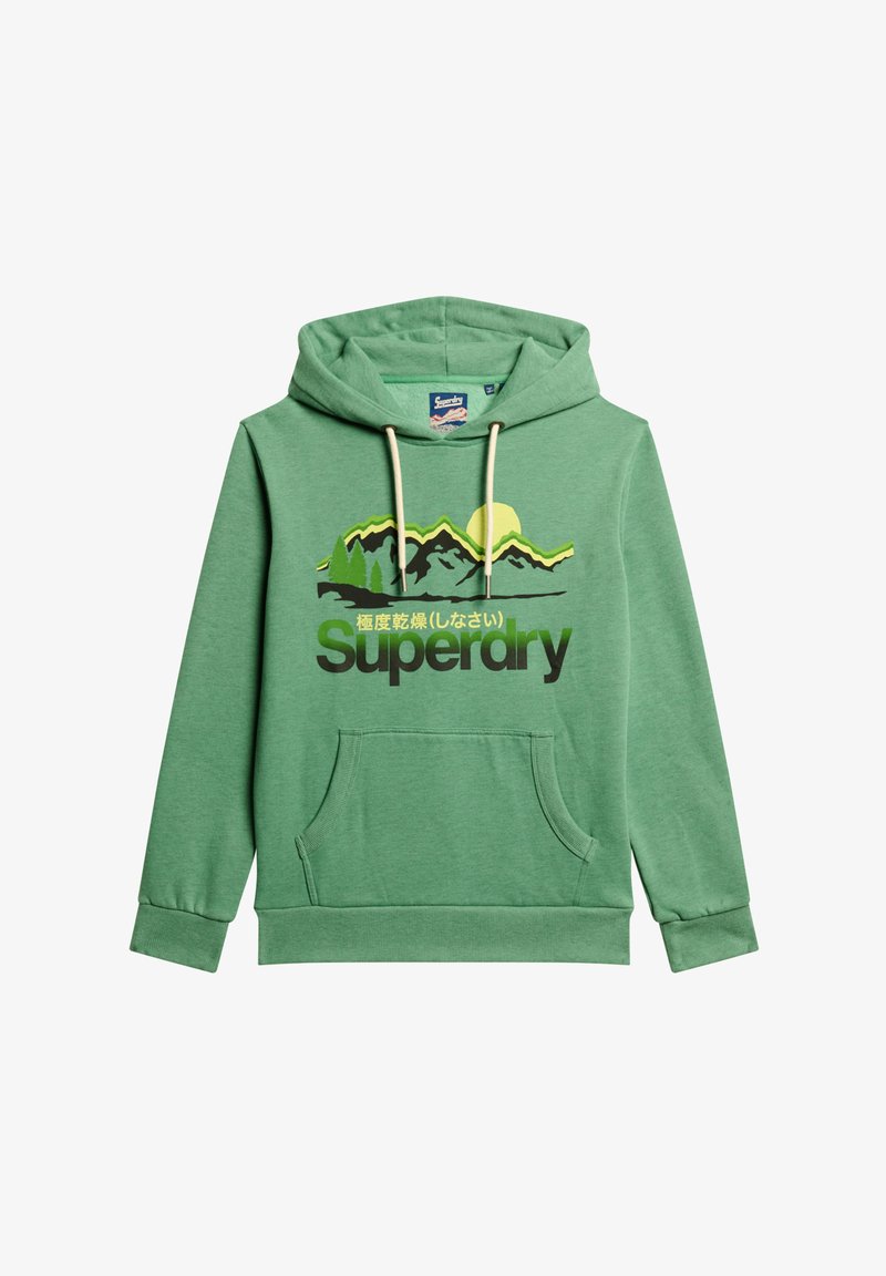 Superdry & Co Sweat à capuche - yellow/jaune Superdry & Co Sweat à capuche - yellow/jaune