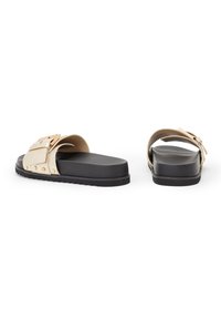AllSaints ELLIE STUD - Pantolette flach - metallic gold