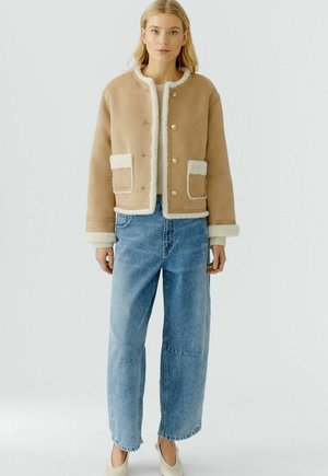 LEDERIMITAT - Veste d'hiver - camel white