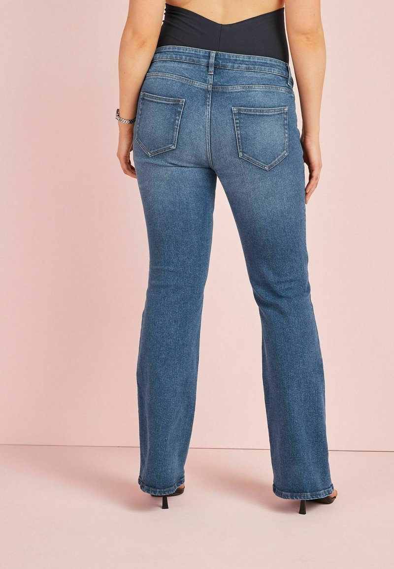 Next MATERNITY FLARED JEANS Flared Jeans blue/blauw denim/bluedenim