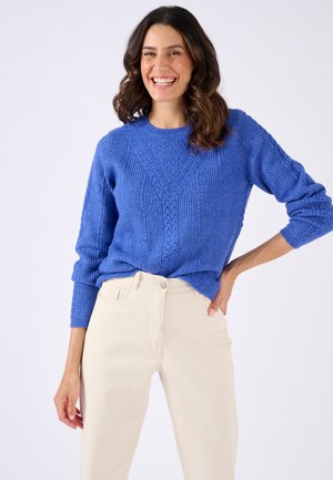 Jersey de punto - bleu outremer