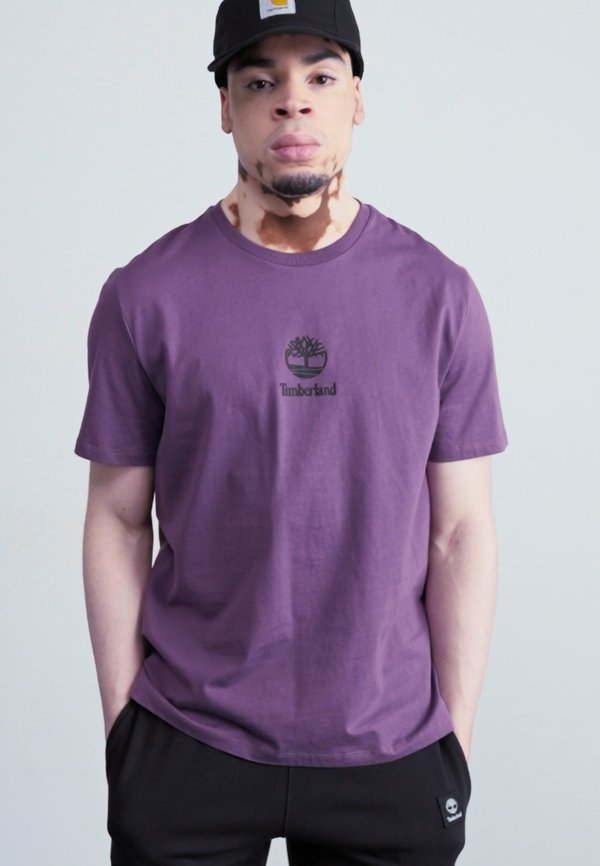 SMALL LOGO PRINT TEE LEMON PEPPER - Print T-shirt - vintage violet4