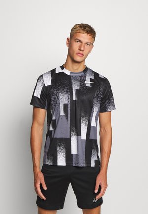 DRY TOP - Print T-shirt - black/white