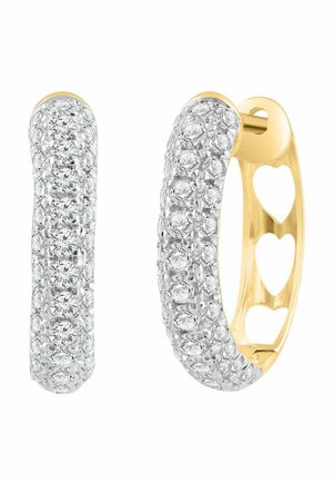 Ethische Diamanten, Náušnice - yellow gold-coloured