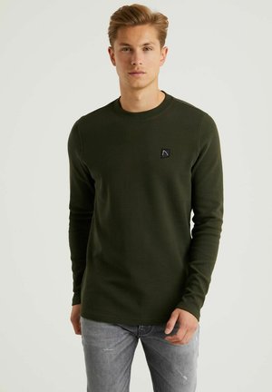 LONG SLEEVED VIBE - Svetr - dark green