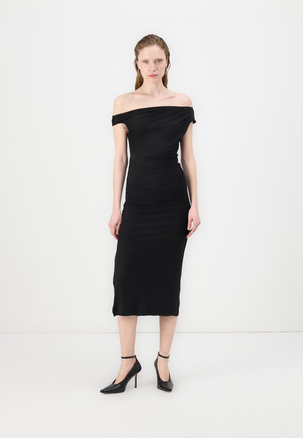 ONE SIDE OFF SHOULDER MIDI - Cocktail dress / Party dress