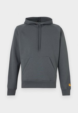 Carhartt WIP, CHASE - Φούτερ με κουκούλα - grey/gold-coloured