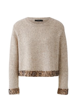 Oui, PULLOVER - Pullover - light beige melange