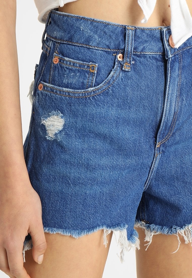 Short En Jean Bleu River Island Taille 8 - Denim Jamais Porté - Neuf Sans étiquettes