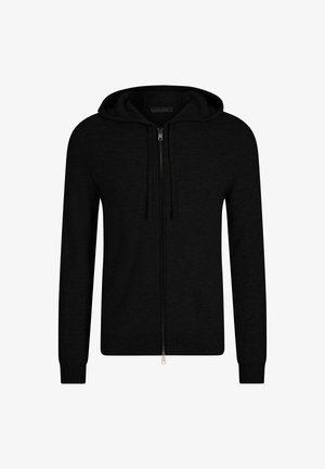 FALKE Luxury Hooded Zip jacket - Strickjacke - black (3000)