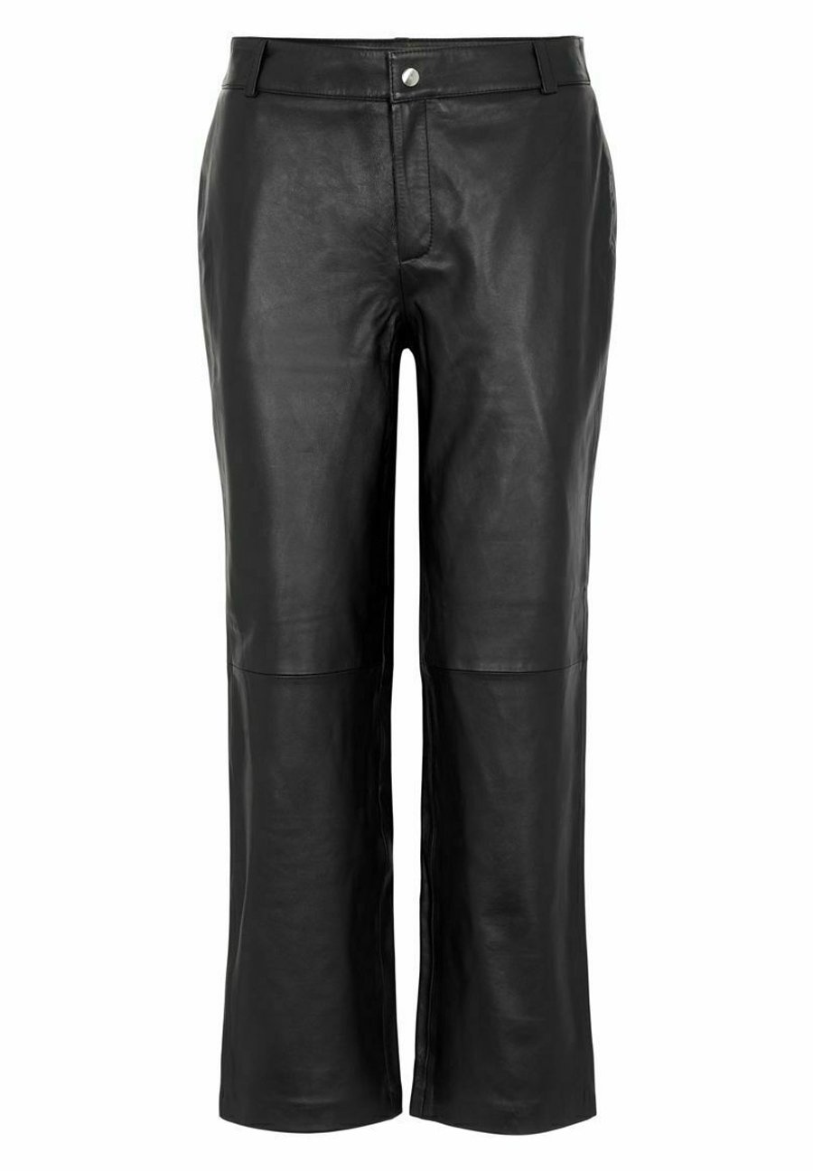 Object HOSE LEDER - Pantalón de cuero - black/negro - Zalando.es