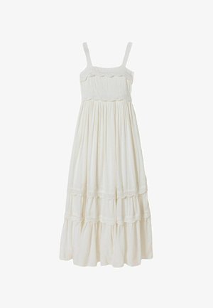 FatFace, REGULAR FIT - DOBBY MIDI DRESS . - Maksikleit - ivory