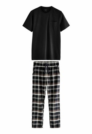 SHORT SLEEVE  SET - REGULAR FIT - Nattøj sæt - black brown