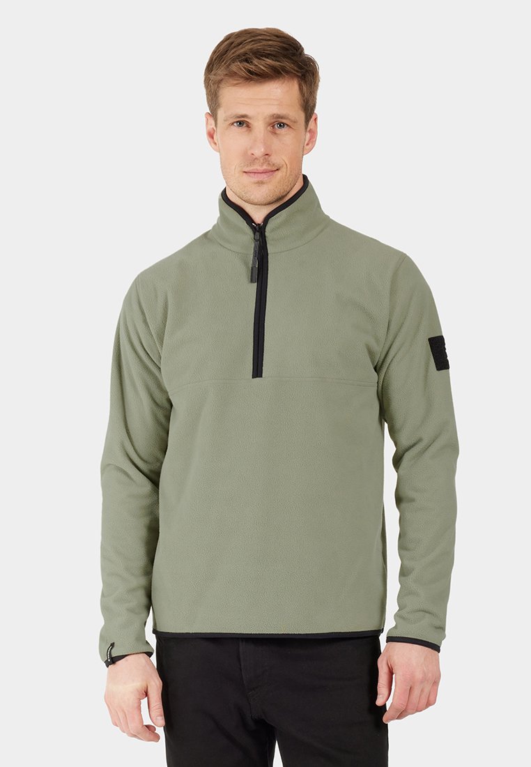 Didriksons Fleece trui donkergroen Didriksons Fleece trui donkergroen