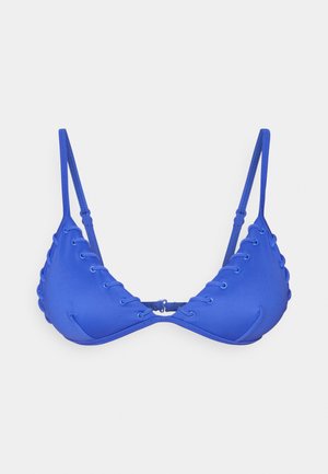 Good American WHIP STICH TRIANGLE - Haut de bikini - dark blue