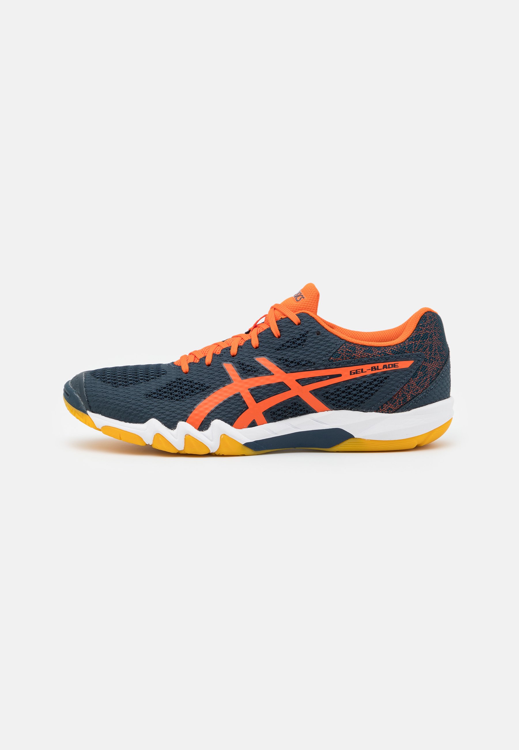 asics orange bleu