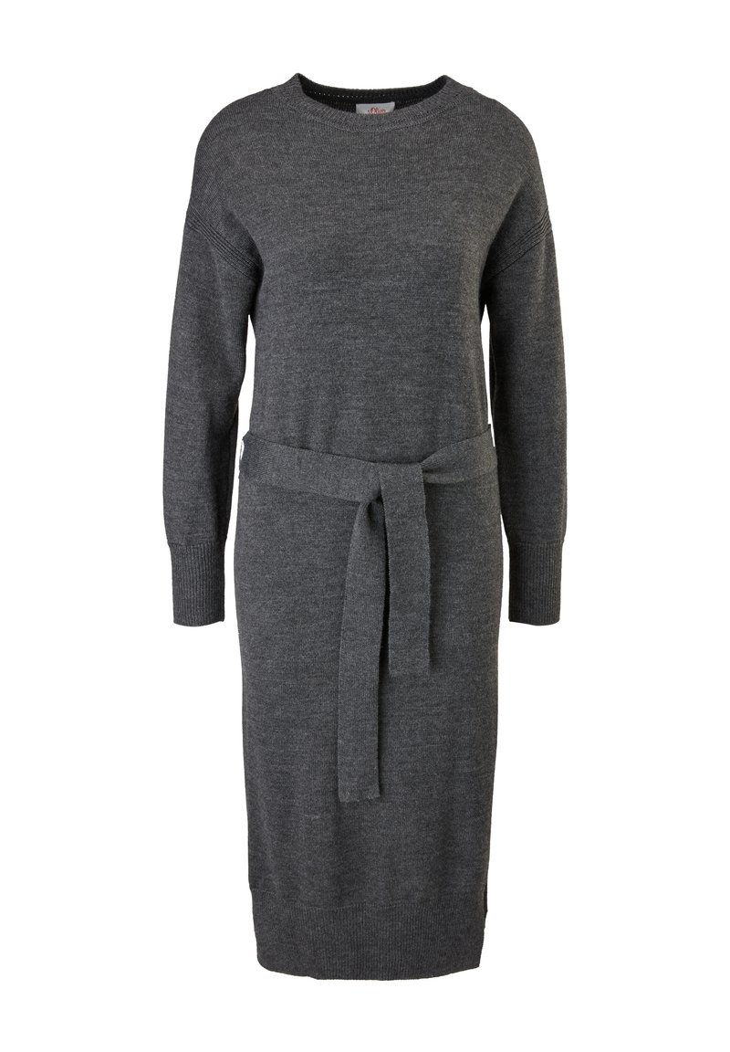 Damen Freizeitkleider | s.Oliver Strickkleid charcoal melange/dunkelgrau-meliert - FR31211 Damen Freizeitkleider | s.Oliver Strickkleid charcoal melange/dunkelgrau-meliert - FR31211