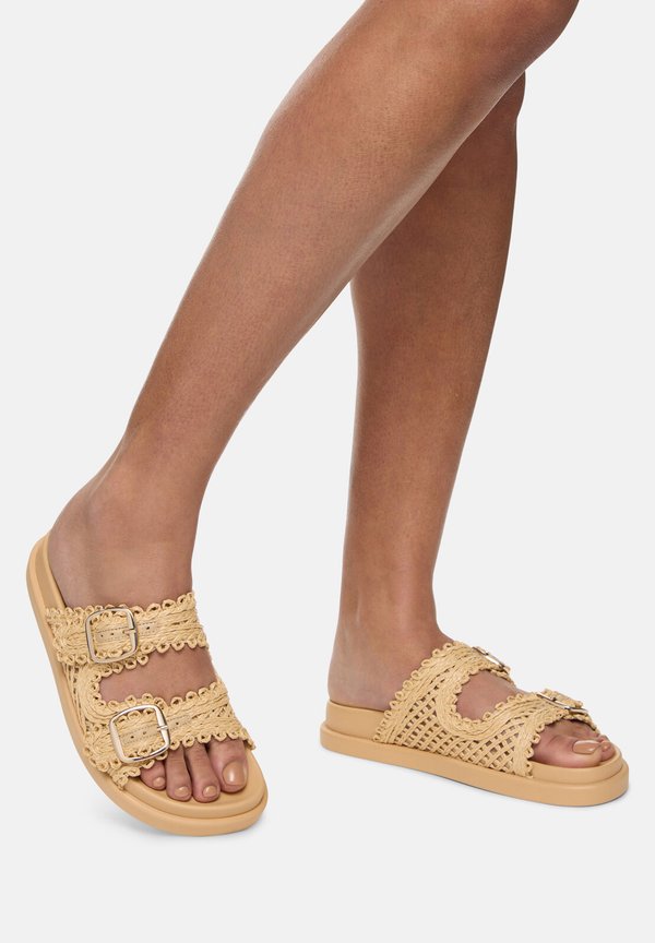 BOHOCHIC - Pantolette flach - natural