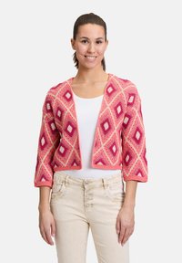 Cartoon - CARTOON CASUAL MIT 3/4 ARM - Cardigan - dark pink pink Thumbnail Image 1