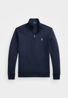 DOUBLE KNIT QUARTER ZIP PULLOVER - Felpa - aviator navy