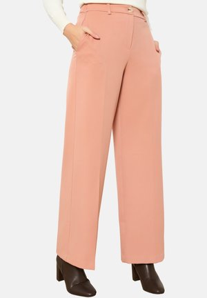 WIDE LEG - Broek - cosmetic pink