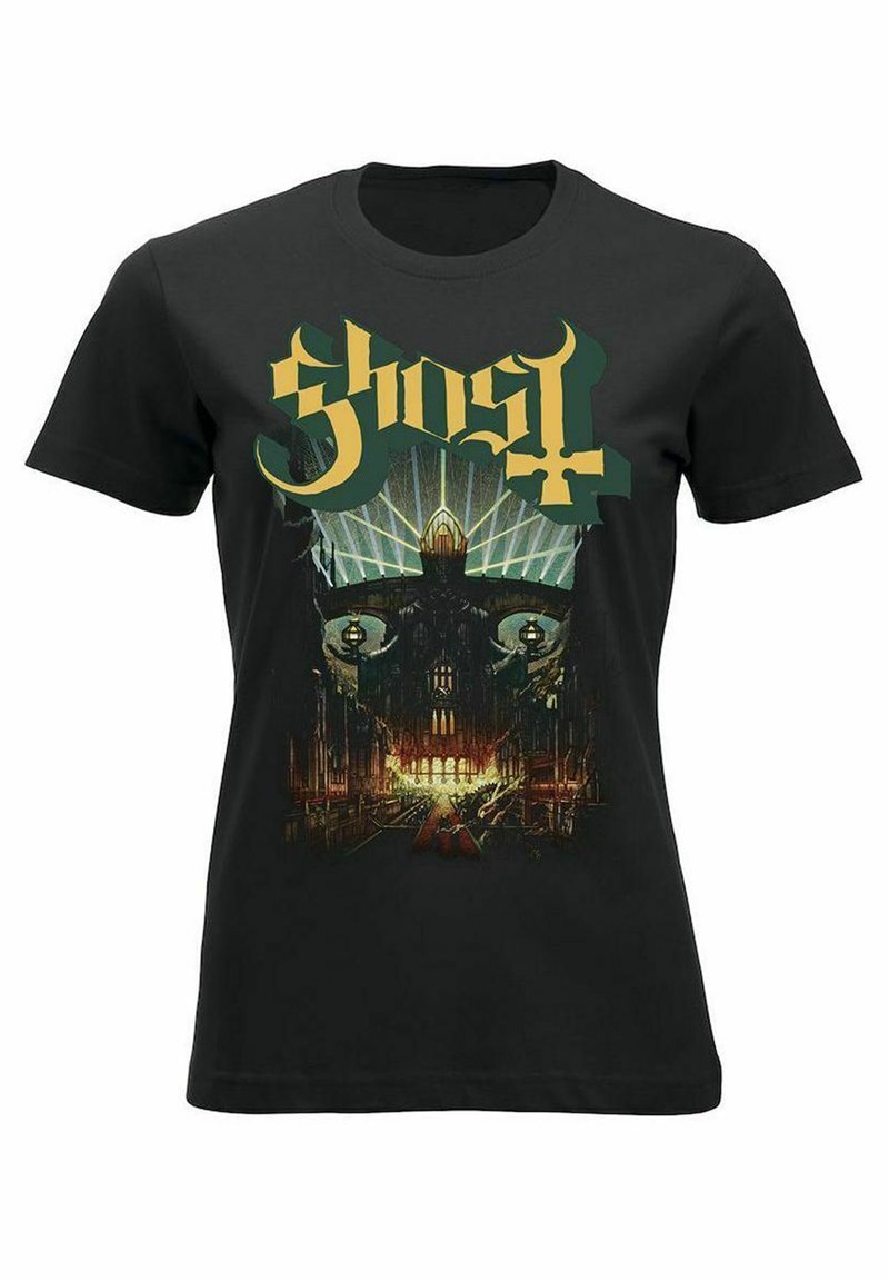 rockshirts GHOST MELIORA - Triko s potiskem - black