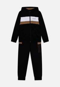 BOSS Kidswear CARDIGAN TROUSERS SET - Tuta - black