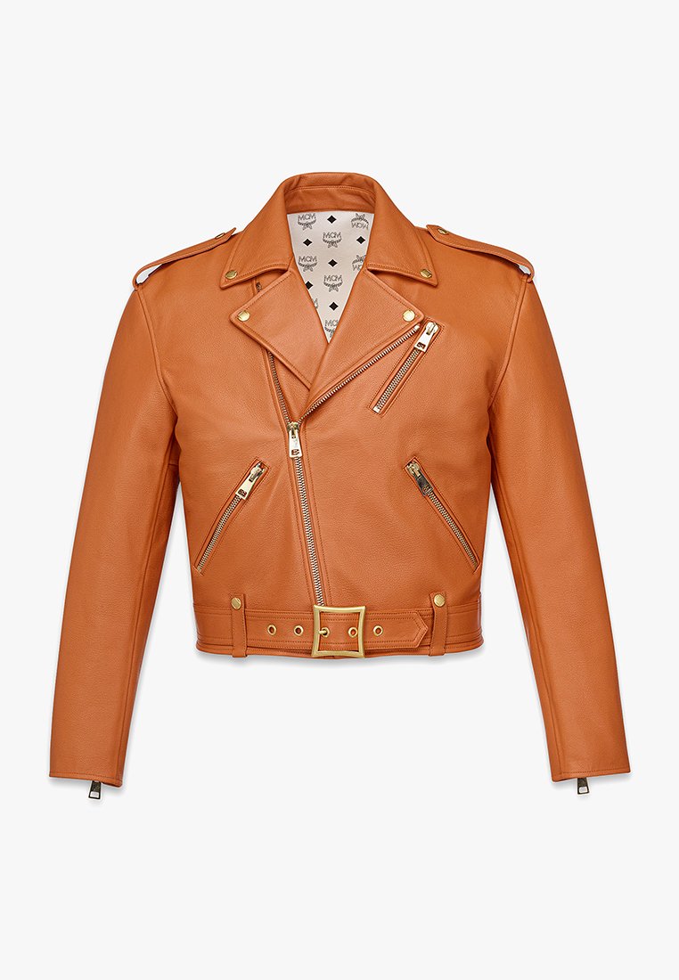 MCM Leren jas cognac MCM Leren jas cognac