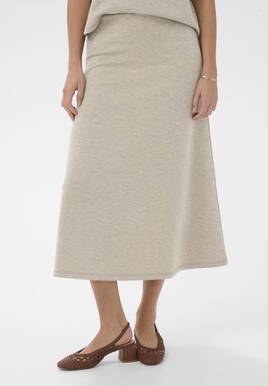 Jupe trapèze - oxford tan melange