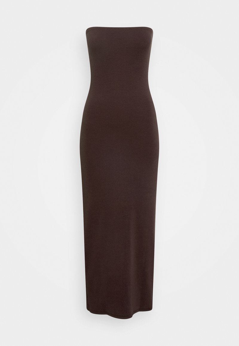 Weekday Gebreide jurk bruin