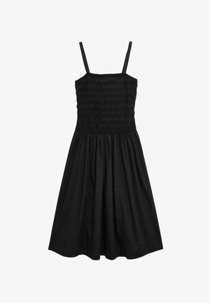 Marks & Spencer, SHIRRED DROP WAIST MIDI - Robe de jour - black