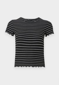 ONLEMMA STRIPE - T-shirt med print - black/cloud dancer