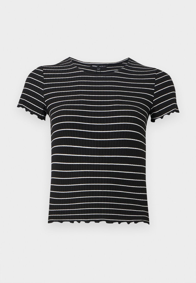 ONLY Onlpoptrash Easy Rush Stripe Pnt Noos voor dames, meerkleurig (Cloud Dancer Stripes:zwart), S / 30L ONLY Onlpoptrash Easy Rush Stripe Pnt Noos voor dames, meerkleurig (Cloud Dancer Stripes:zwart), S / 30L