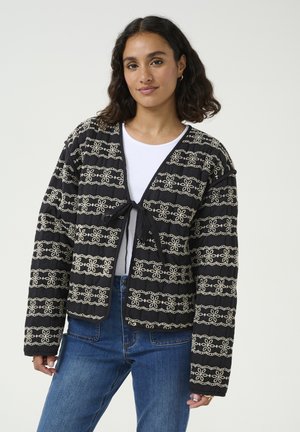 Lichte jas - black chalk embroidery