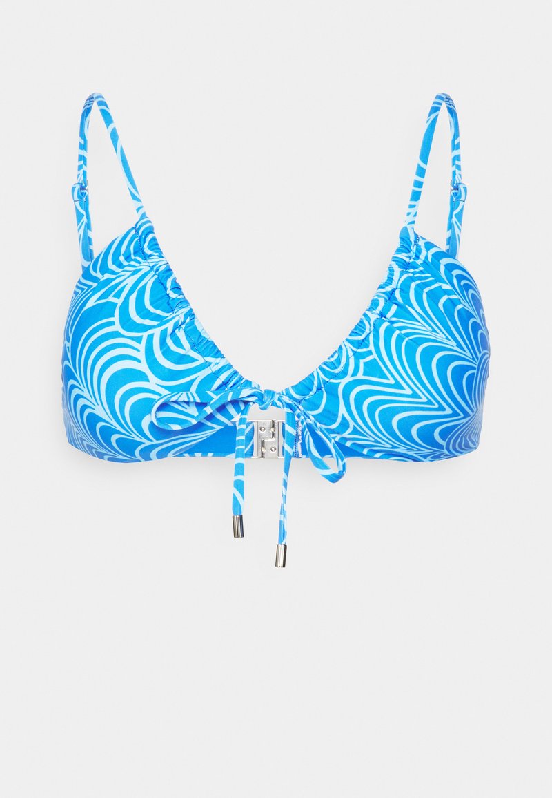 Seafolly SEYCHELLES DRAWSTRING BRALETTE - Bikini top - azure/royal blue ...