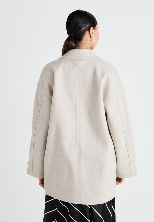 NMALICIA OVERSIZE - Classic coat - silver lining melange4