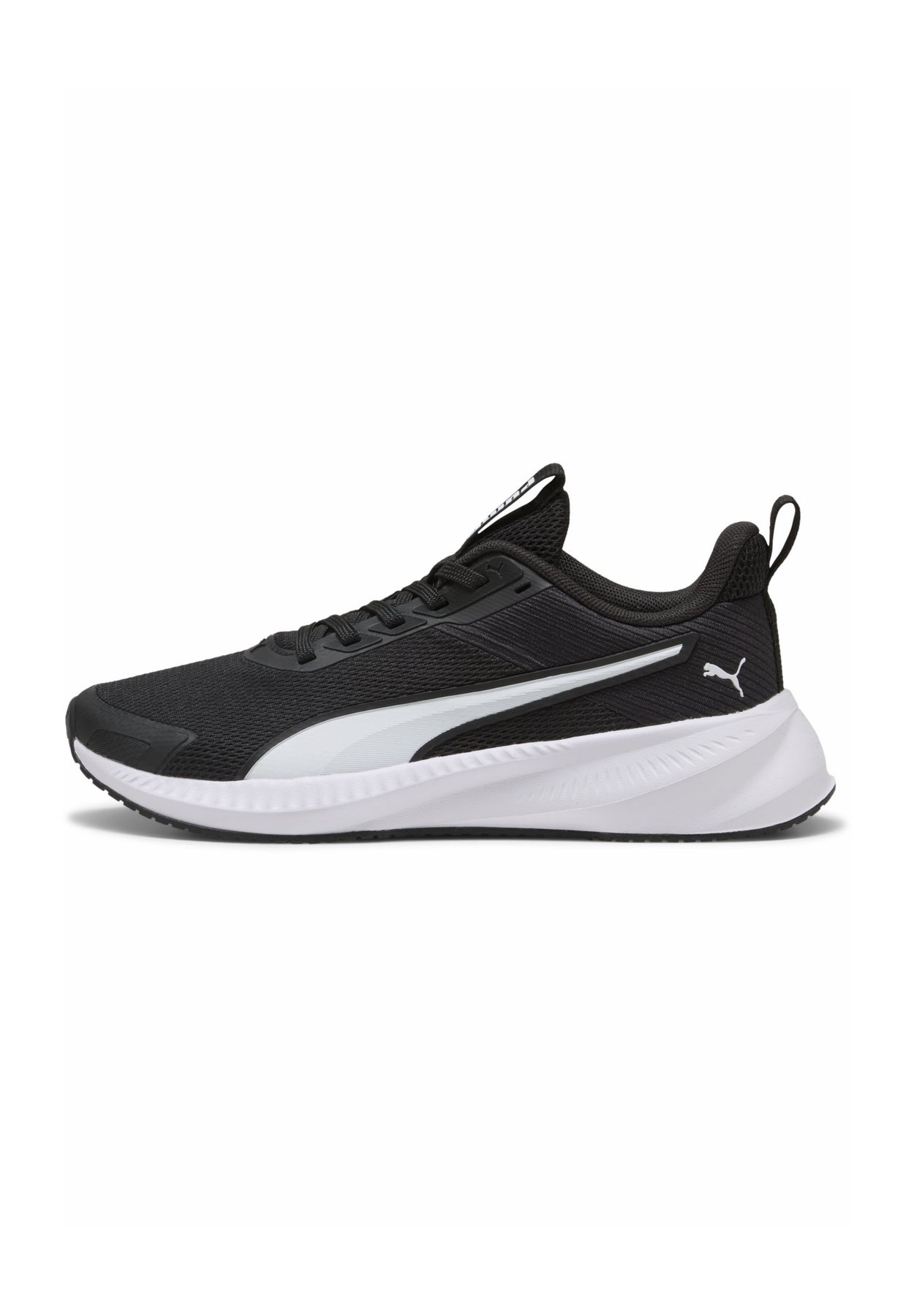 PUMA FLYER LITE 4 LAUFSCHUHE UNISEX - Zapatillas - black- white
