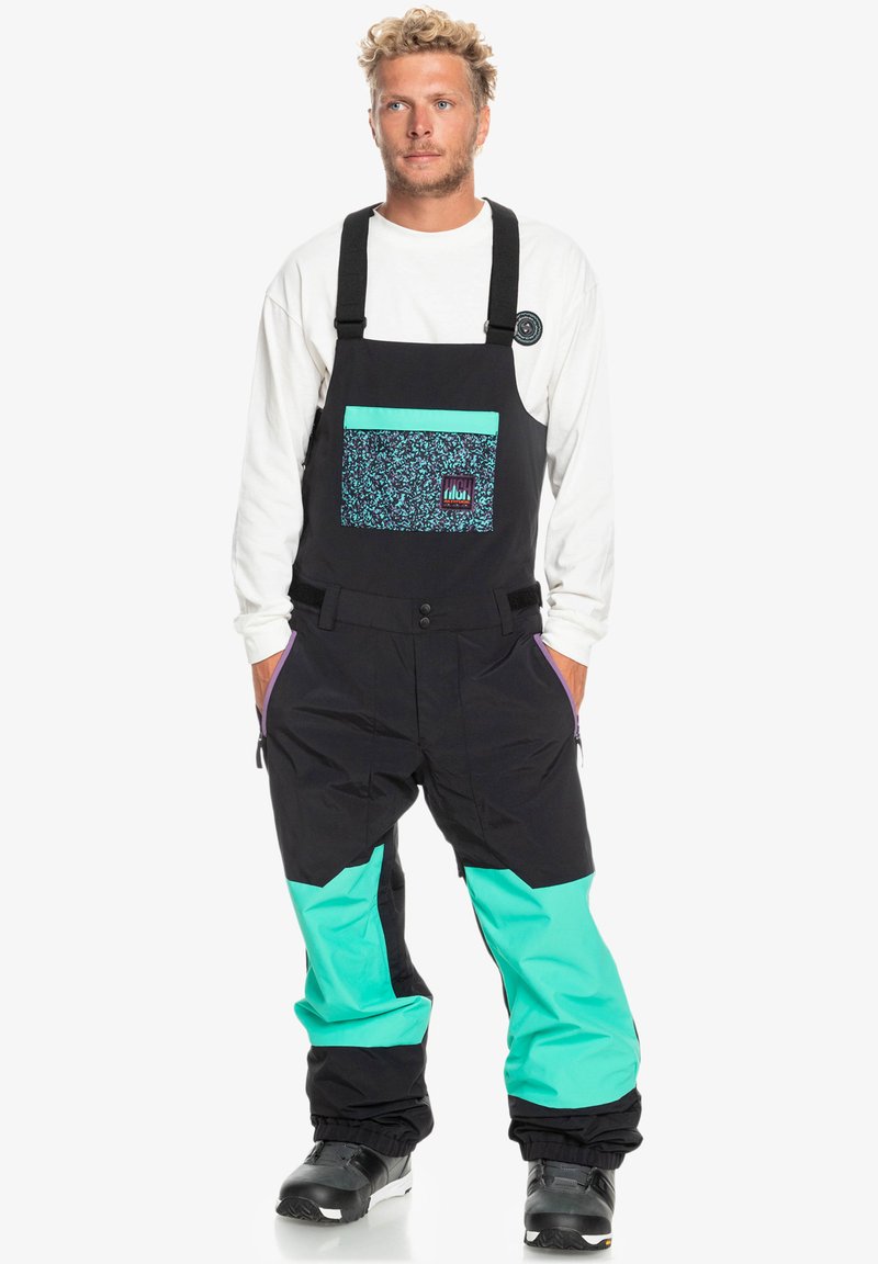 Quiksilver FLY HIGH BIB Snow pants true black/black Zalando.ie