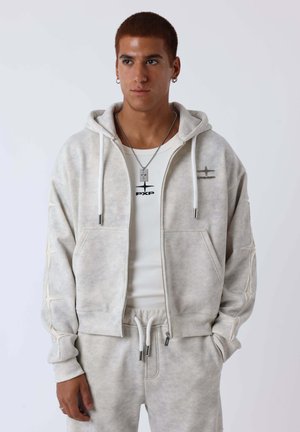 Project X Paris, Sweater met rits - blanc cassé