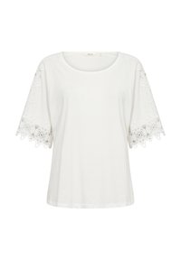 CRLIVY BRODERI ANGLAIS - Blúzka - snow white