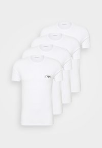 4 PACK - Unterhemd/-shirt - white