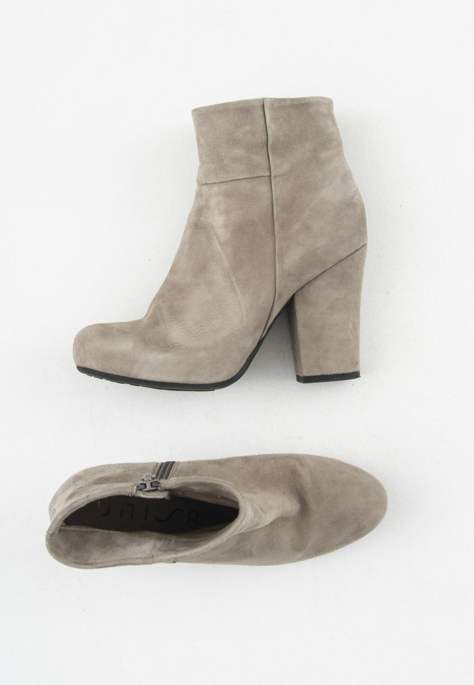 Unisa Enkellaarsjes met hoge hak - beige - (Pre-owned) - Zalando.nl