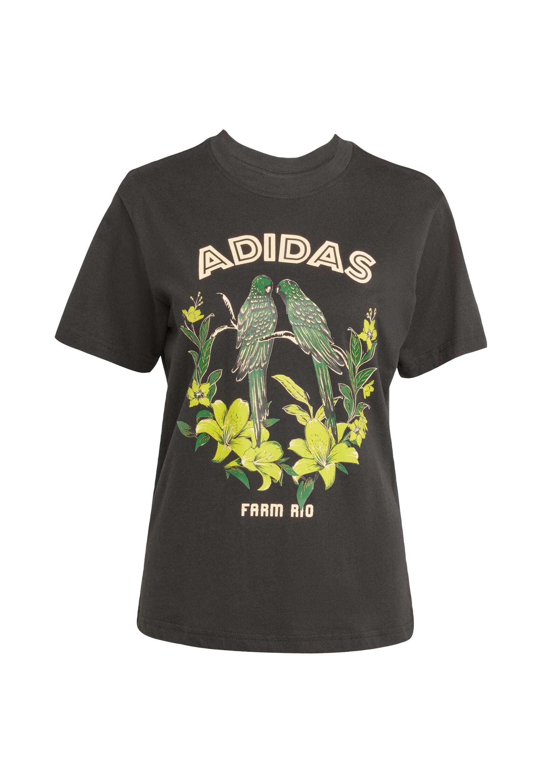 adidas Sportswear FARM GFX TEE 2 - T-Shirt print - black/schwarz