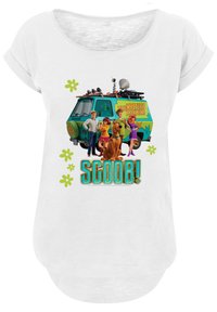 F4NT4STIC SCOOBY DOO MYSTERY INC GROUP - T-shirts med print - white