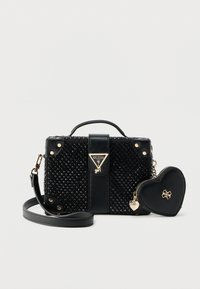 RHINESTONES MINI LUGGAGE UNISEX - Borsa a mano - jet black